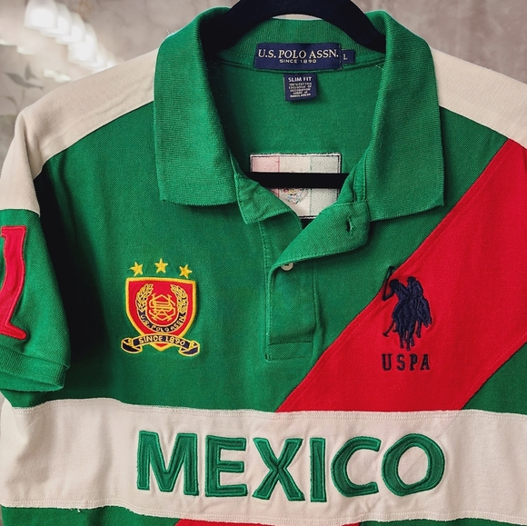U.S. Polo ASSN Shirts Mexico/Brazil. Size: M/L. PRICE: $30 - Picture 2 of 8